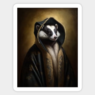 Royal Portrait of an Skunk Sticker